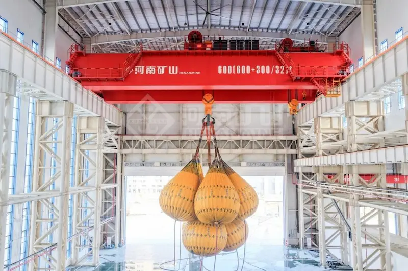 600t New Double Girder Overhead Crane | Henan Mine Crane